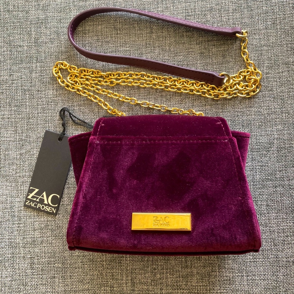 Zac Posen - Velvet Mini Chain Crossbody